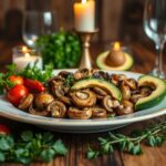 dinner recipes with mushrooms and avocado recipe