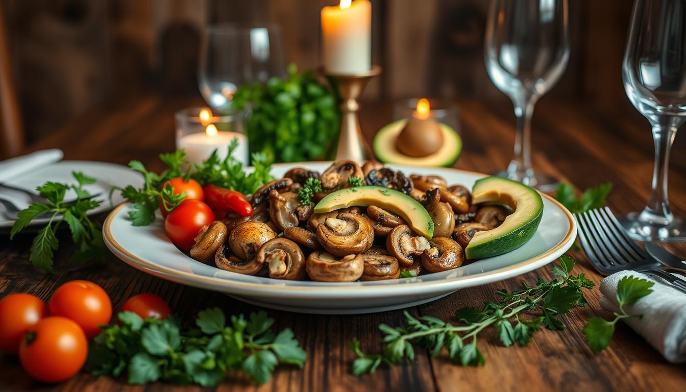 dinner recipes with mushrooms and avocado recipe